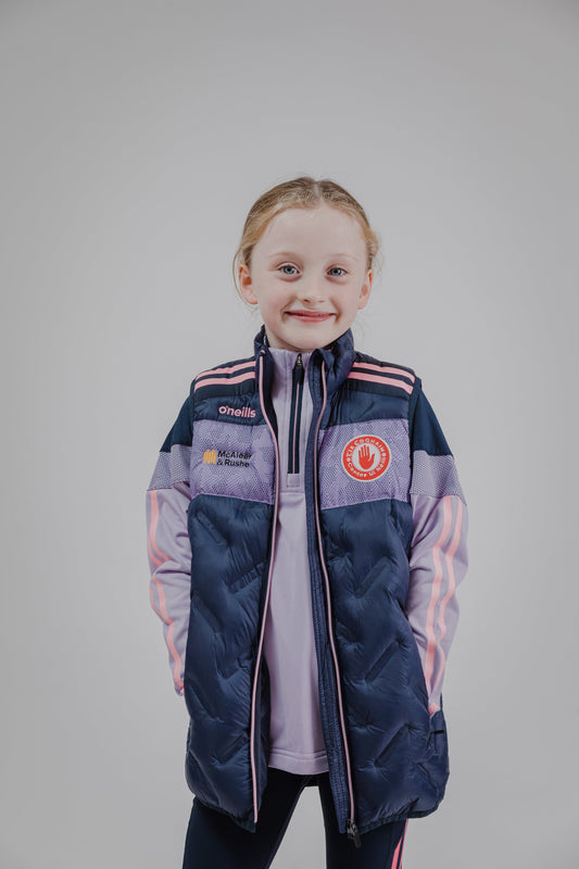 Tyrone GAA Gilet Lilac - Rockway - KIDS