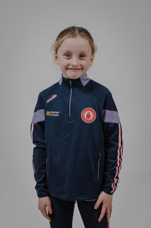 Tyrone GAA 1/4 Zip - Rockway - Navy - KIDS